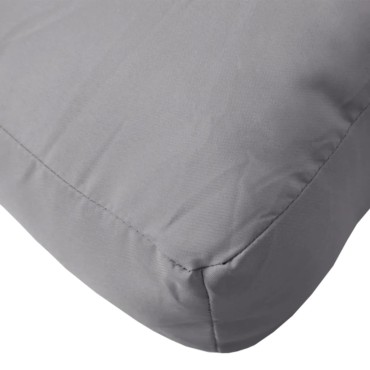 vidaXL Μαξιλάρι Παλέτας Γκρι 70x70x12cm Υφασμάτινο