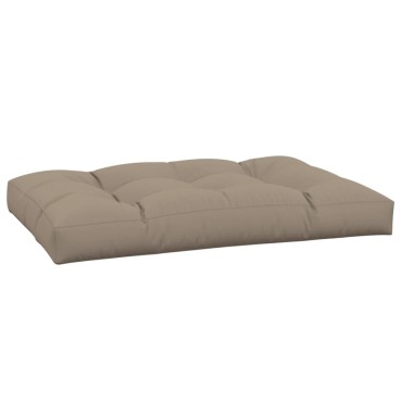 vidaXL Μαξιλάρι Παλέτας Taupe 120 x 80 x 12 εκ. Υφασμάτινο