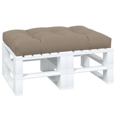 vidaXL Μαξιλάρι Παλέτας Taupe 120 x 80 x 12 εκ. Υφασμάτινο