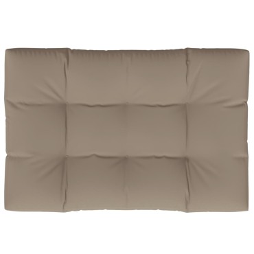 vidaXL Μαξιλάρι Παλέτας Taupe 120 x 80 x 12 εκ. Υφασμάτινο
