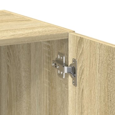 vidaXL Ραφιέρα με Ντουλάπια Sonoma Δρυς 70x42,5x225cm Επεξ. Ξύλο 1 τεμ.