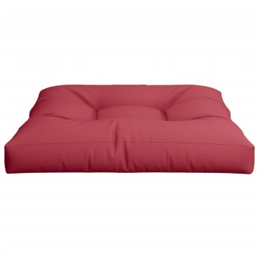 vidaXL Μαξιλάρι Παλέτας Μπορντό 80x80x12cm Υφασμάτινο