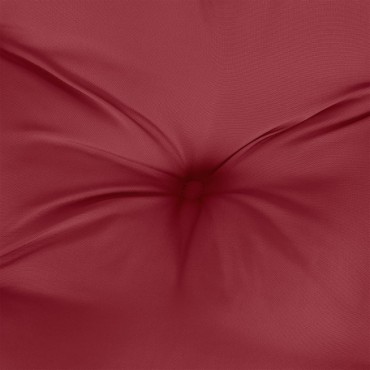 vidaXL Μαξιλάρι Παλέτας Μπορντό 80x80x12cm Υφασμάτινο
