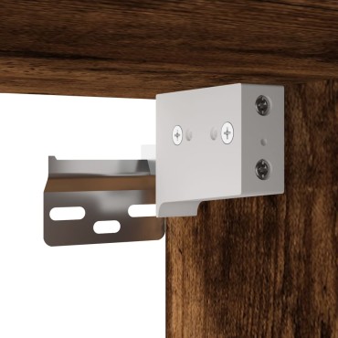 vidaXL Ντουλάπι Αποθήκευσης Στενό Δρυς 50x42,5x225cm Επεξεργ. Ξύλο 1 τεμ.