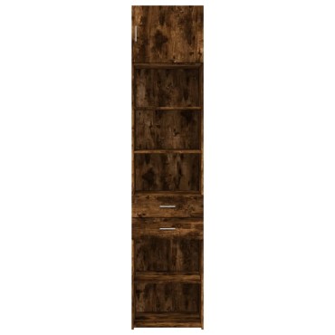 vidaXL Ντουλάπι Αποθήκευσης Στενό Δρυς 50x42,5x225cm Επεξεργ. Ξύλο 1 τεμ.