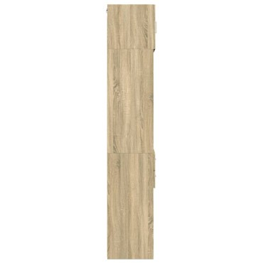 vidaXL Ντουλάπι Αποθήκευσης Στενό Δρυς 50x42,5x225cm Επεξεργ. Ξύλο 1 τεμ.
