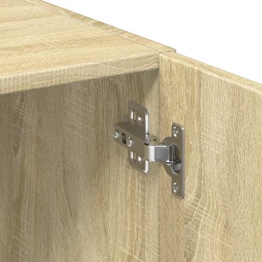 vidaXL Ντουλάπι Αποθήκευσης Στενό Δρυς 50x42,5x225cm Επεξεργ. Ξύλο 1 τεμ.
