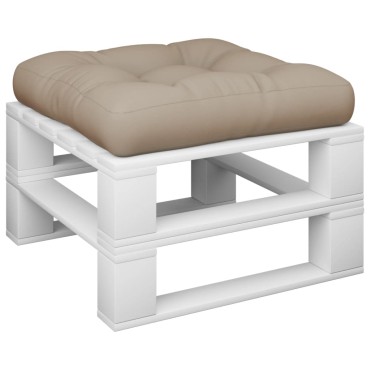 vidaXL Μαξιλάρι Παλέτας Taupe 60x60x12cm Υφασμάτινο