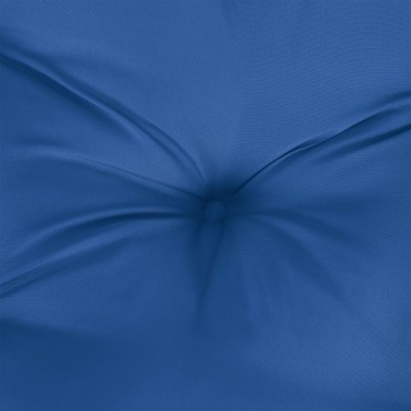 vidaXL Μαξιλάρι Παλέτας Μπλε Ρουά 60x60x12cm Υφασμάτινο