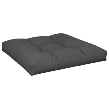 vidaXL Μαξιλάρι Καναπέ Παλέτας Μαύρο 70x70x12cm