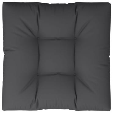 vidaXL Μαξιλάρι Καναπέ Παλέτας Μαύρο 70x70x12cm