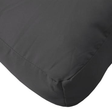 vidaXL Μαξιλάρι Καναπέ Παλέτας Μαύρο 70x70x12cm