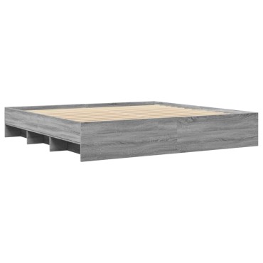 vidaXL Πλαίσιο κρεβατιού χωρίς στρώμα 180x200 εκ. Επεξεργασμένο Ξύλο