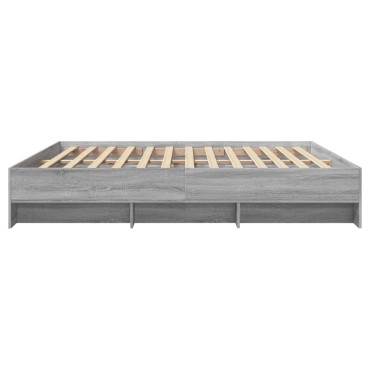 vidaXL Πλαίσιο κρεβατιού χωρίς στρώμα 180x200 εκ. Επεξεργασμένο Ξύλο