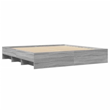 vidaXL Πλαίσιο κρεβατιού χωρίς στρώμα 180x200 εκ. Επεξεργασμένο Ξύλο