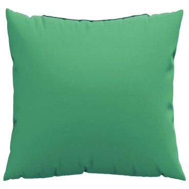 vidaXL Μαξιλάρια Καναπέ 4 τεμ. Πράσινη 60x60cm Υφασμάτινα