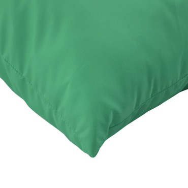 vidaXL Μαξιλάρια Καναπέ 4 τεμ. Πράσινη 60x60cm Υφασμάτινα