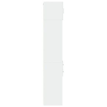 vidaXL Ντουλάπι Αποθήκευσης Στενό Λευκό 30x42,5x225cm Επεξεργ. Ξύλο 1 τεμ.