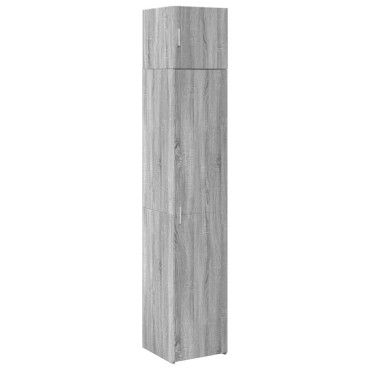 vidaXL Ντουλάπι Αποθήκευσης Στενό Δρυς 40x42,5x225cm Επεξεργ. Ξύλο 1 τεμ.