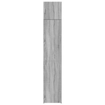 vidaXL Ντουλάπι Αποθήκευσης Στενό Δρυς 40x42,5x225cm Επεξεργ. Ξύλο 1 τεμ.
