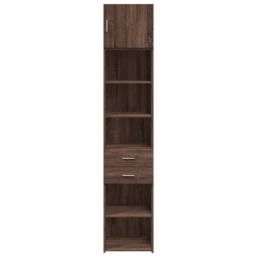 vidaXL Ντουλάπι Αποθήκευσης Στενό Δρυς 45x42,5x225cm Επεξεργ. Ξύλο 1 τεμ.