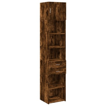 vidaXL Ντουλάπι Αποθήκευσης Στενό Δρυς 45x42,5x225cm Επεξεργ. Ξύλο 1 τεμ.