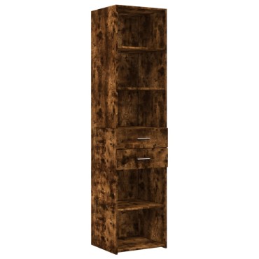 vidaXL Ντουλάπι Αποθήκευσης Στενό Δρυς 45x42,5x225cm Επεξεργ. Ξύλο 1 τεμ.