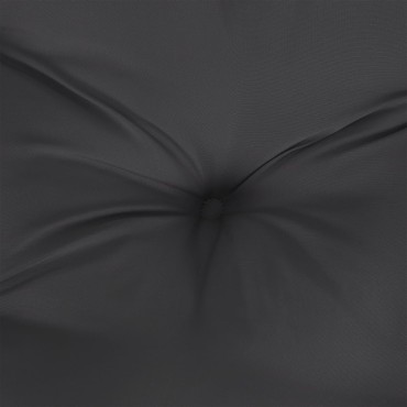 vidaXL Μαξιλάρι Παλέτας Μαύρο 60x60x12cm Υφασμάτινο