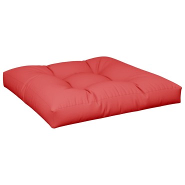vidaXL Μαξιλάρι Καναπέ Παλέτας Κόκκινο 70x70x12cm