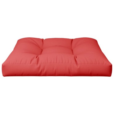 vidaXL Μαξιλάρι Καναπέ Παλέτας Κόκκινο 70x70x12cm
