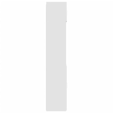 vidaXL Ραφιέρα με Ντουλάπια Λευκή 70x42,5x225cm Επεξεργασμένο Ξύλο 1 τεμ.