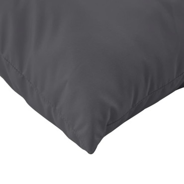 vidaXL Μαξιλάρια Καναπέ 4 τεμ. Ανθρακί 40x40cm Υφασμάτινα