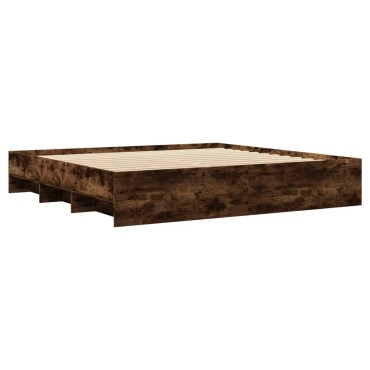 vidaXL Πλαίσιο κρεβατιού χωρίς στρώμα 180x200 εκ. Επεξεργασμένο Ξύλο