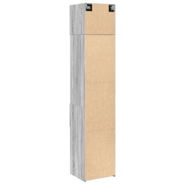vidaXL Ντουλάπι Αποθήκευσης Στενό Δρυς 45x42,5x225cm Επεξεργ. Ξύλο 1 τεμ.