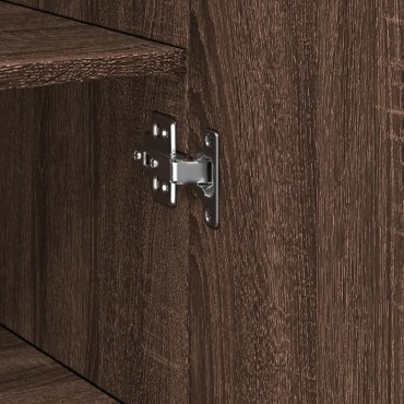 vidaXL Ντουλάπι Αποθήκευσης Στενό Δρυς 40x42,5x225cm Επεξεργ. Ξύλο 1 τεμ.