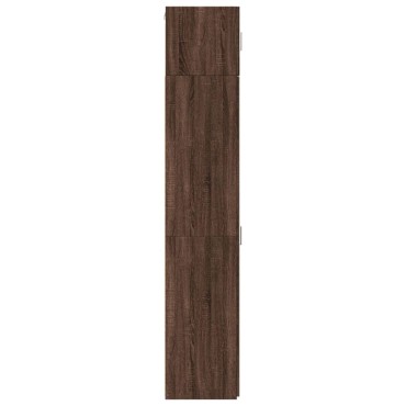 vidaXL Ντουλάπι Αποθήκευσης Στενό Δρυς 40x42,5x225cm Επεξεργ. Ξύλο 1 τεμ.