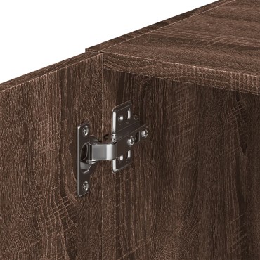 vidaXL Ντουλάπι Αποθήκευσης Στενό Δρυς 40x42,5x225cm Επεξεργ. Ξύλο 1 τεμ.