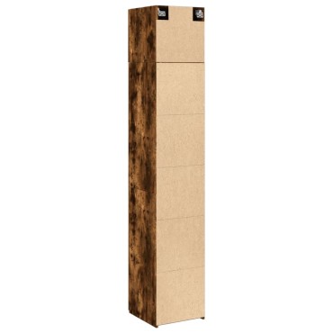 vidaXL Ντουλάπι Αποθήκευσης Στενό Δρυς 40x42,5x225cm Επεξεργ. Ξύλο 1 τεμ.