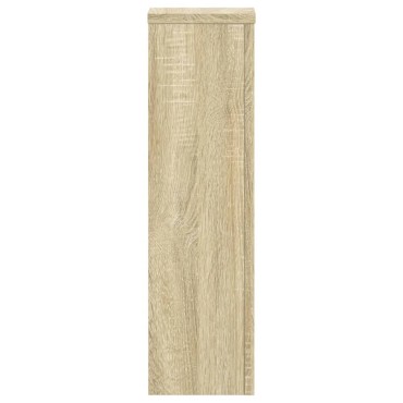 vidaXL Βάσεις Φυτών 2 Τεμ. Sonoma Δρυς 17x17x60 εκ. Επεξεργασμένο Ξύλο