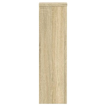 vidaXL Βάσεις Φυτών 2 Τεμ. Sonoma Δρυς 17x17x60 εκ. Επεξεργασμένο Ξύλο