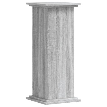 vidaXL Βάσεις Φυτών Γκρι Sonoma 33x33x80 εκ. Επεξεργασμένο Ξύλο