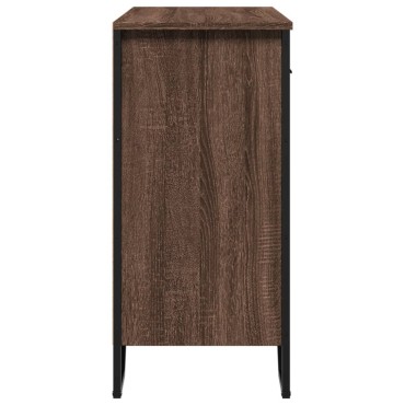 vidaXL Ντουλάπι Καφέ Δρυς 79,5x35,5x74,5cm Επεξεργασμένο Ξύλο 1 τεμ.