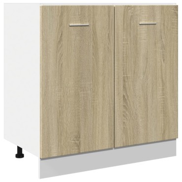 vidaXL Κάτω Ντουλάπι Lyon Sonoma Δρυς 80x46x81,5cm Επεξ. Ξύλο
