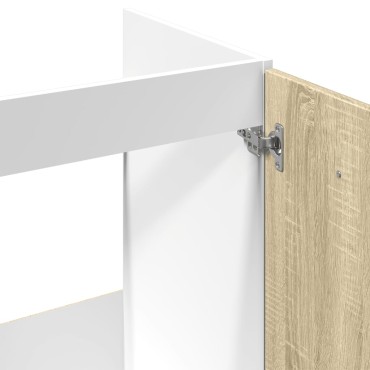 vidaXL Κάτω Ντουλάπι Lyon Sonoma Δρυς 80x46x81,5cm Επεξ. Ξύλο