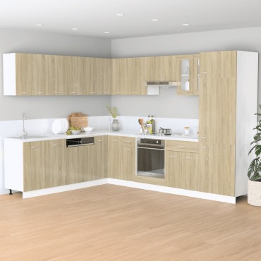 vidaXL Κάτω Ντουλάπι Lyon Sonoma Δρυς 80x46x81,5cm Επεξ. Ξύλο