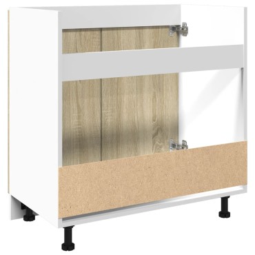 vidaXL Κάτω Ντουλάπι Lyon Sonoma Δρυς 80x46x81,5cm Επεξ. Ξύλο