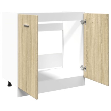 vidaXL Κάτω Ντουλάπι Lyon Sonoma Δρυς 80x46x81,5cm Επεξ. Ξύλο