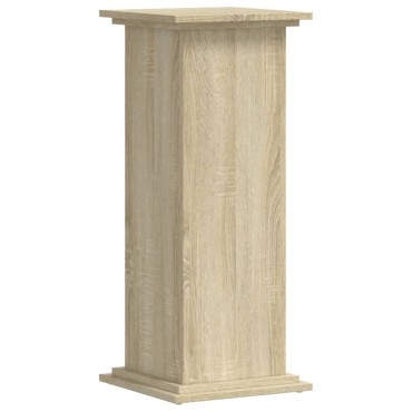 vidaXL Βάσεις Φυτών Sonoma Δρυς 33x33x80εκ. Επεξεργασμένο Ξύλο