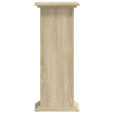 vidaXL Βάσεις Φυτών Sonoma Δρυς 33x33x80εκ. Επεξεργασμένο Ξύλο