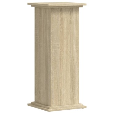 vidaXL Βάσεις Φυτών Sonoma Δρυς 33x33x80εκ. Επεξεργασμένο Ξύλο